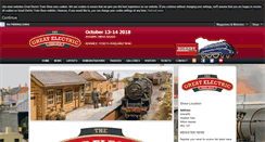 Desktop Screenshot of greatelectrictrainshow.com