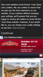 Mobile Screenshot of greatelectrictrainshow.com