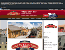 Tablet Screenshot of greatelectrictrainshow.com